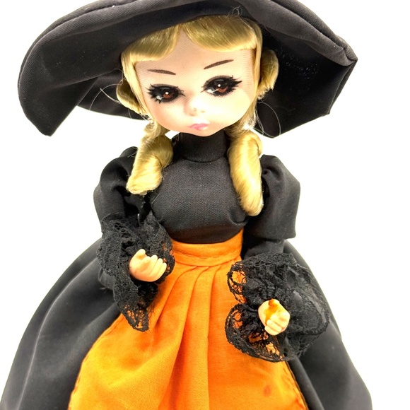 Vintage Bradley Doll October Halloween Witch Los Angeles Calif with Original Tag - Picture 7 of 10